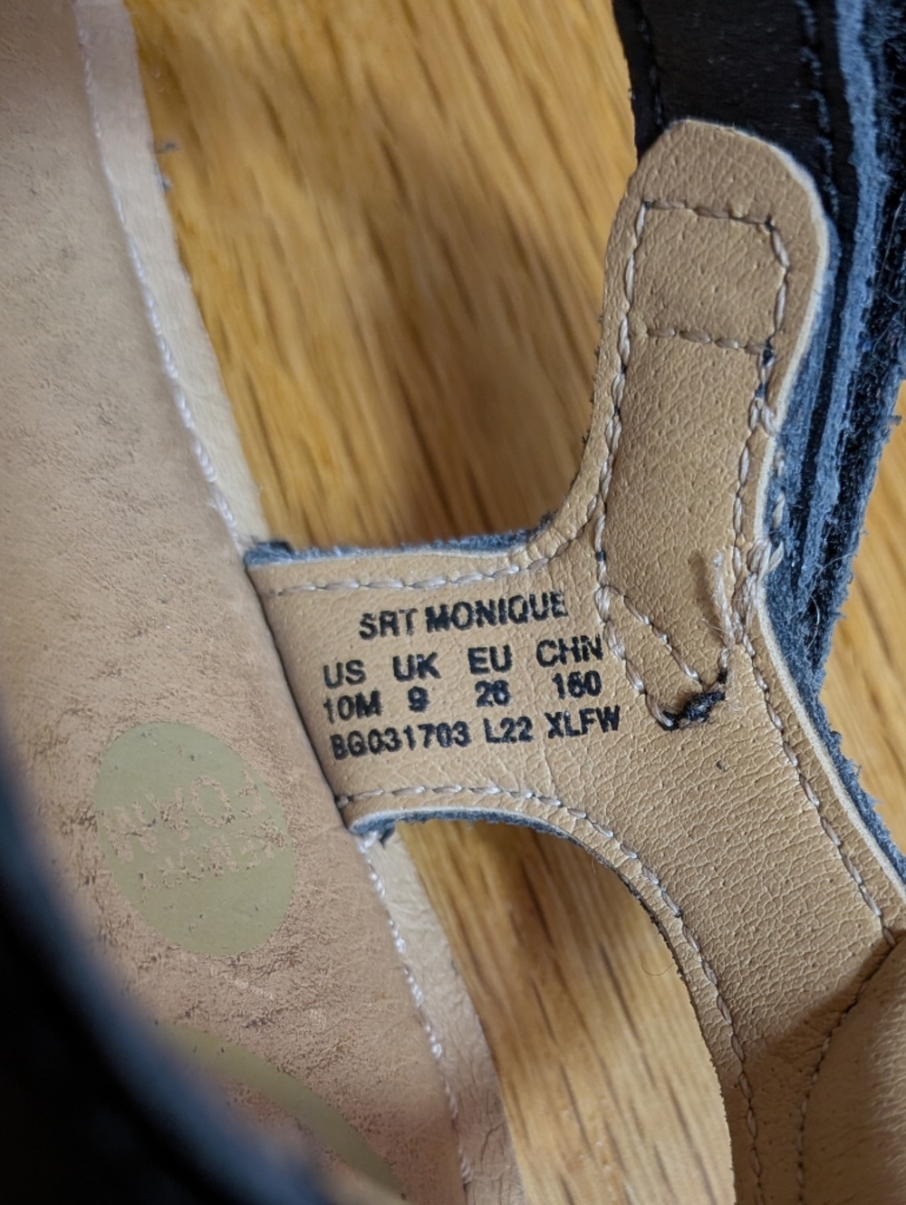 Stride Rite Black and Tan Braided Strap Kids Sandals - Picture 6 of 8